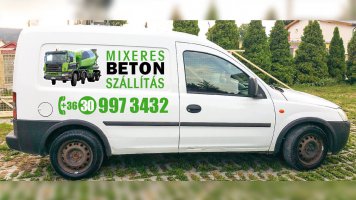Mixer Beton szállítás - autódekoráció