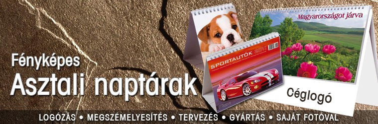 Fényképes Asztali naptárak