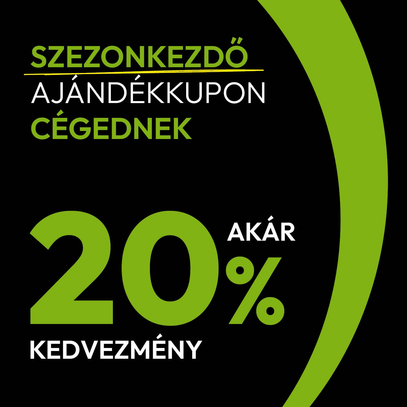 szezonkedző ajándékkupon
